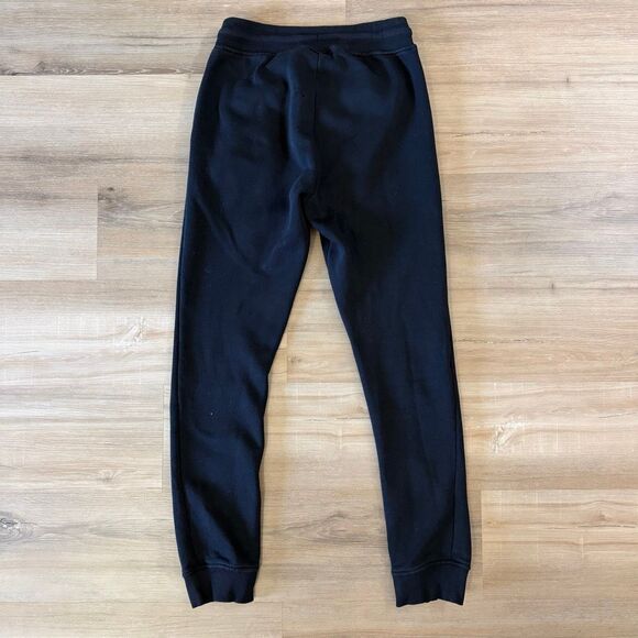 Ivy Park Women’s Black Sweatpants Large White Logo Size XS Joggers High Waist - Picture 4 of 5